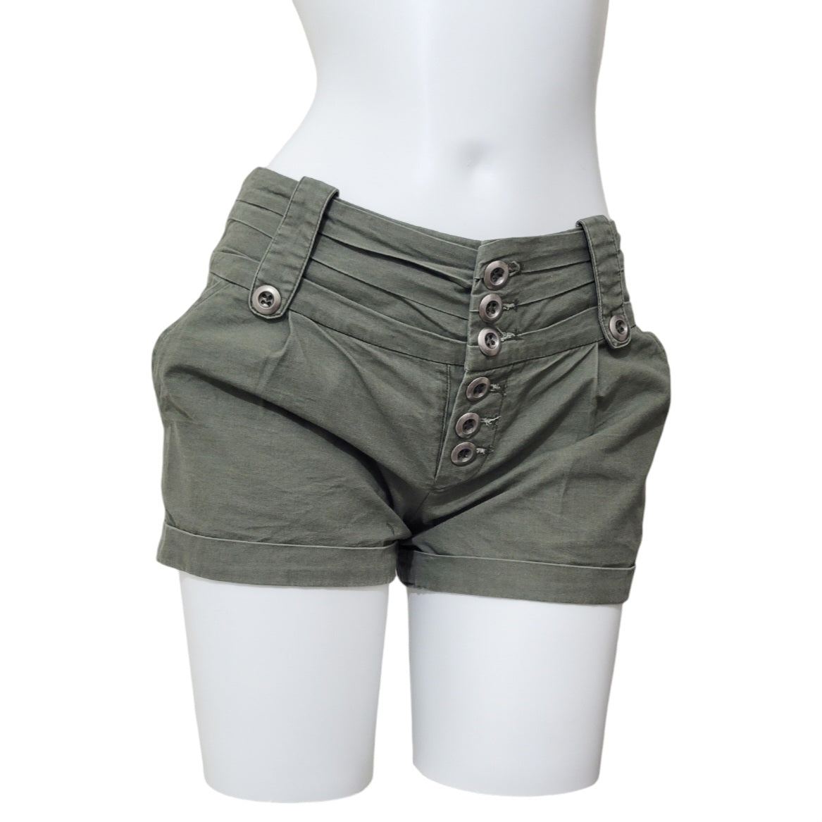 Steel Button Shorts