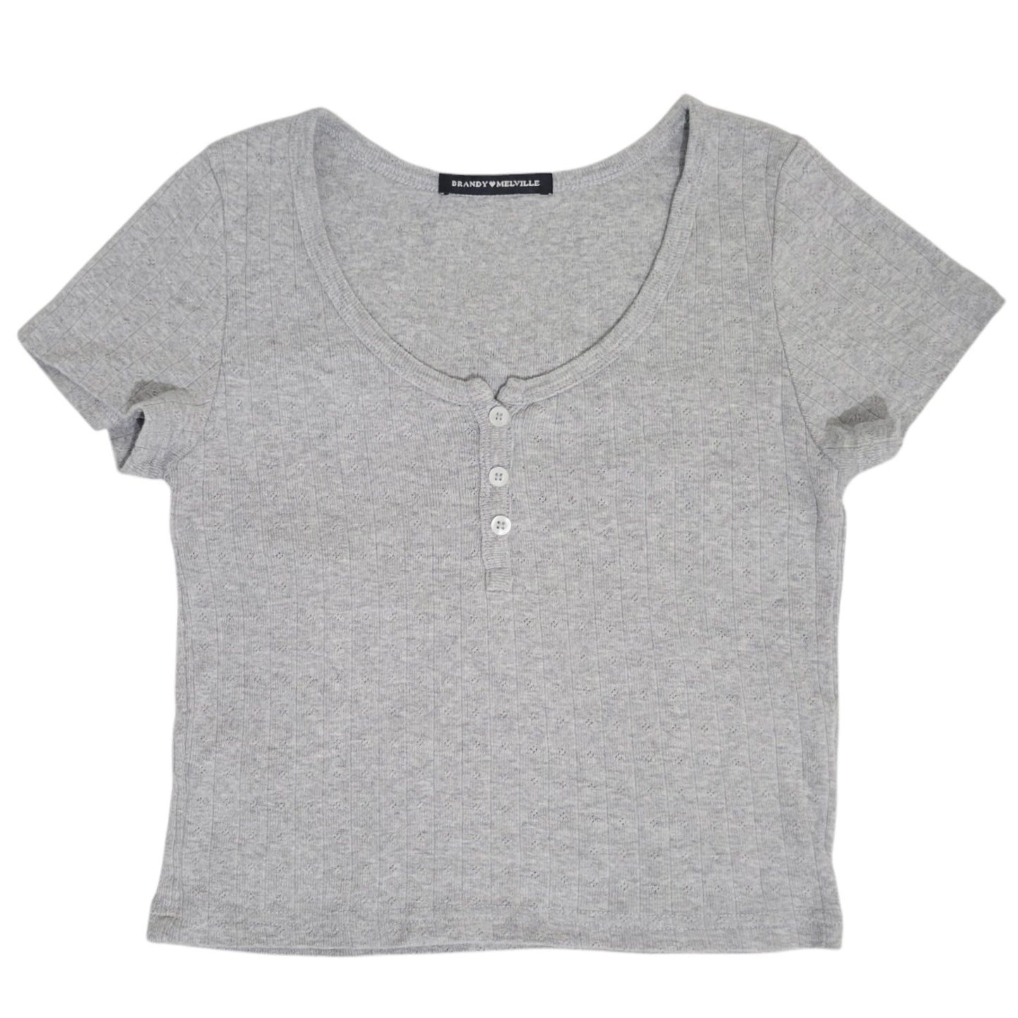 Gray Henley Top